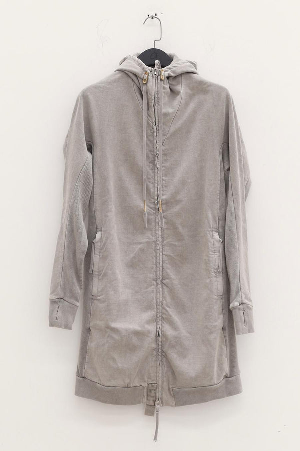 BORIS BIDJAN SABERI mid-length jacket SS22 ZIPPER3.1 FTO00002+F0406C cement color pure cotton